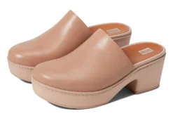 FitFlop Pilar Leather Mule Platforms