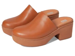 FitFlop Pilar Leather Mule Platforms