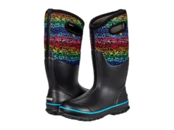 Bogs Classic Tall Design-a-Boot Rainbow Dots